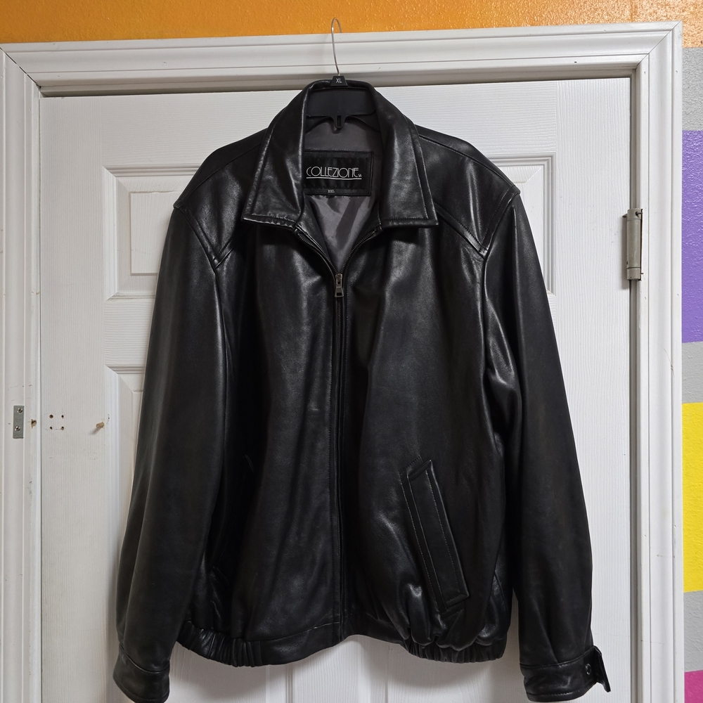 Black Leather Jacket for Men